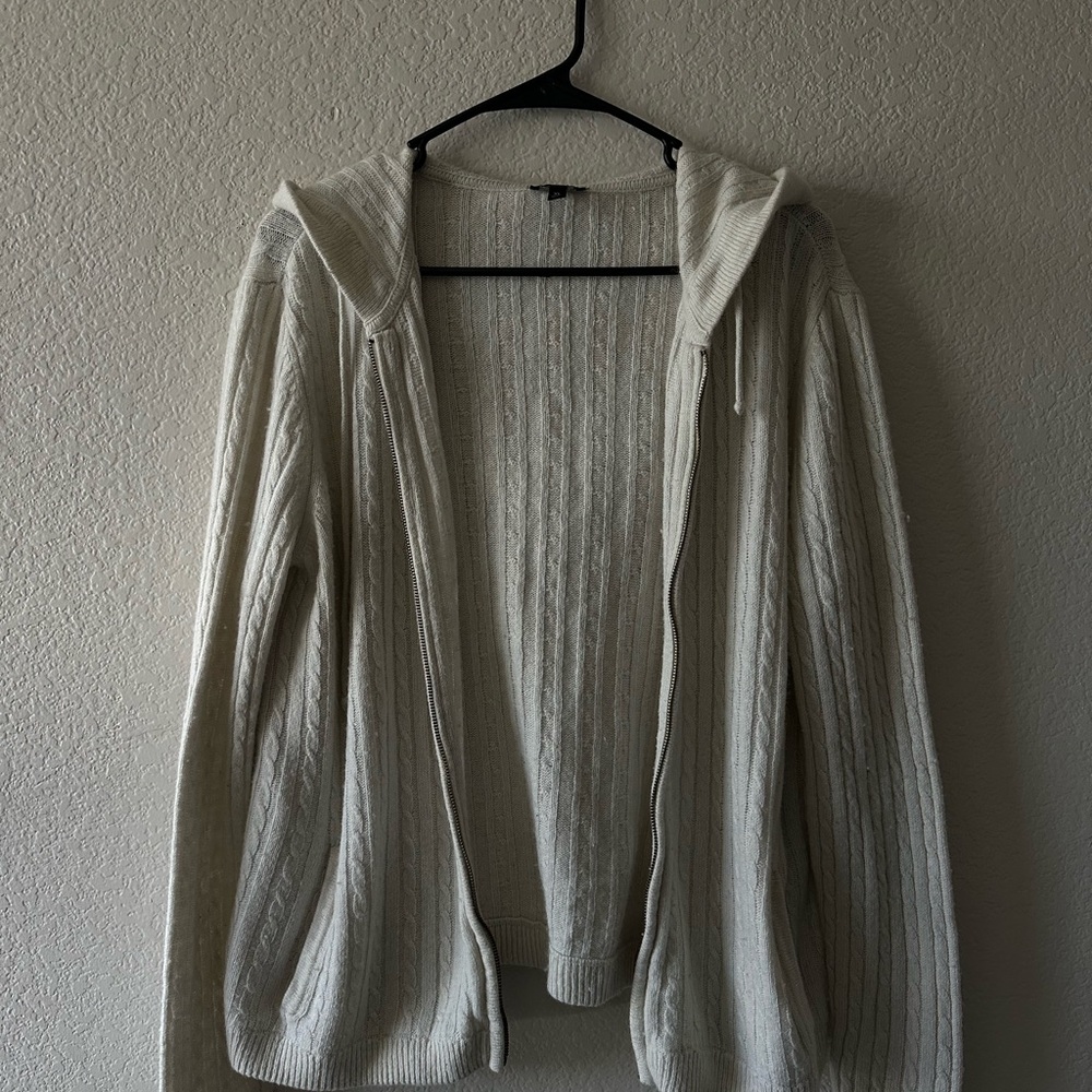 Talbots Cream Knit Sweater